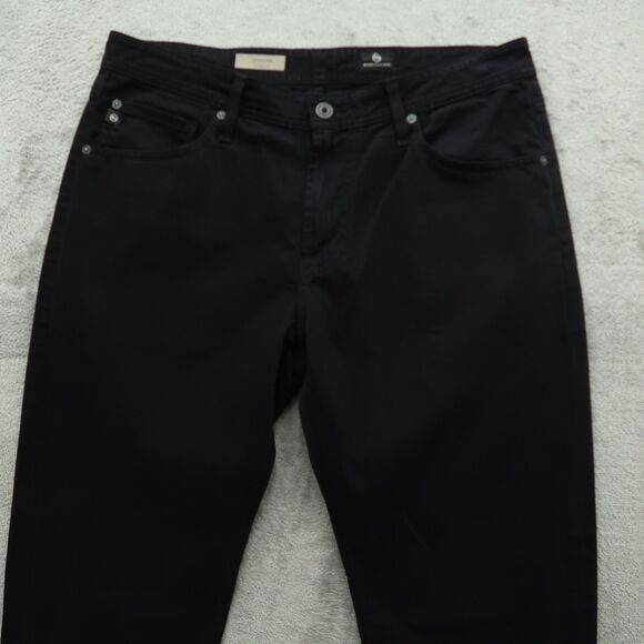 Adriano Goldschmied Jeans Mens Size 33x34 Black Protege Straight Stretch Denim - Picture 12 of 16